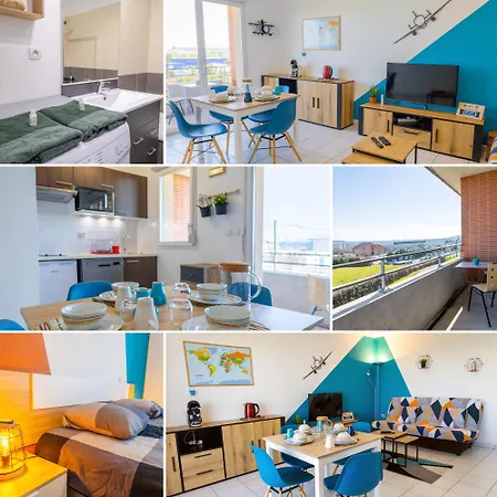 Le Beluga - Escale Confort Proche Airbus Appartamento *