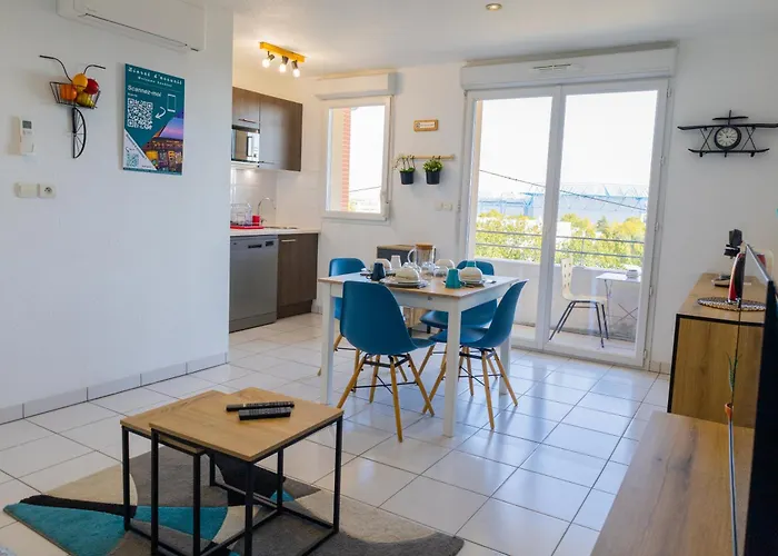 Le Beluga - Escale Confort Proche Airbus Lägenhet