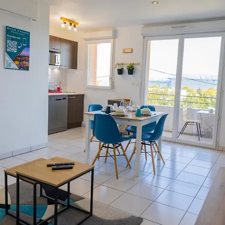 Le Beluga - Escale Confort Proche Airbus Apartmán