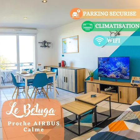 Le Beluga - Escale Confort Proche Airbus Colomiers